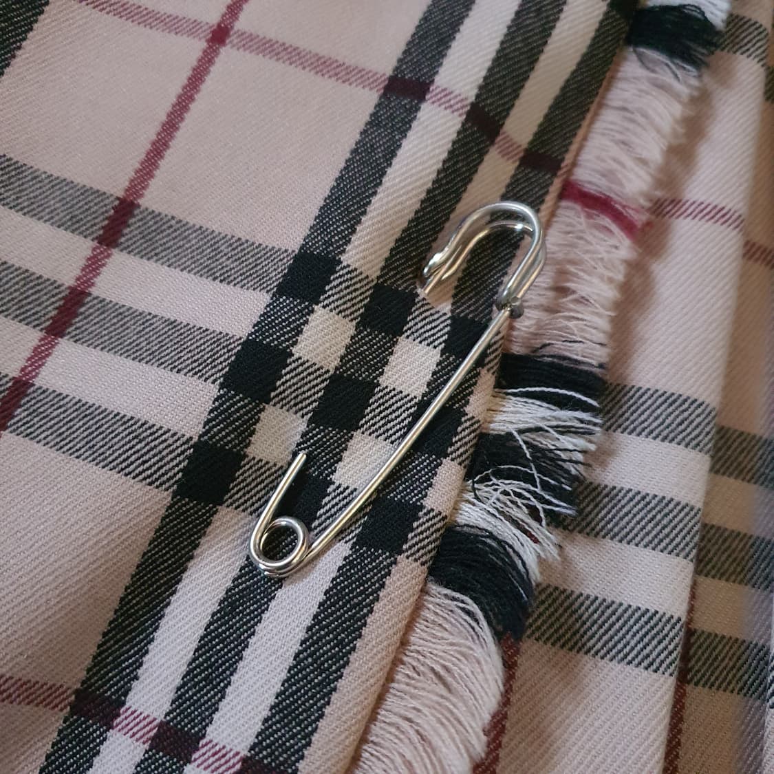 정품 버버리 여성 노바체크 랩 스커트 상품이미지3