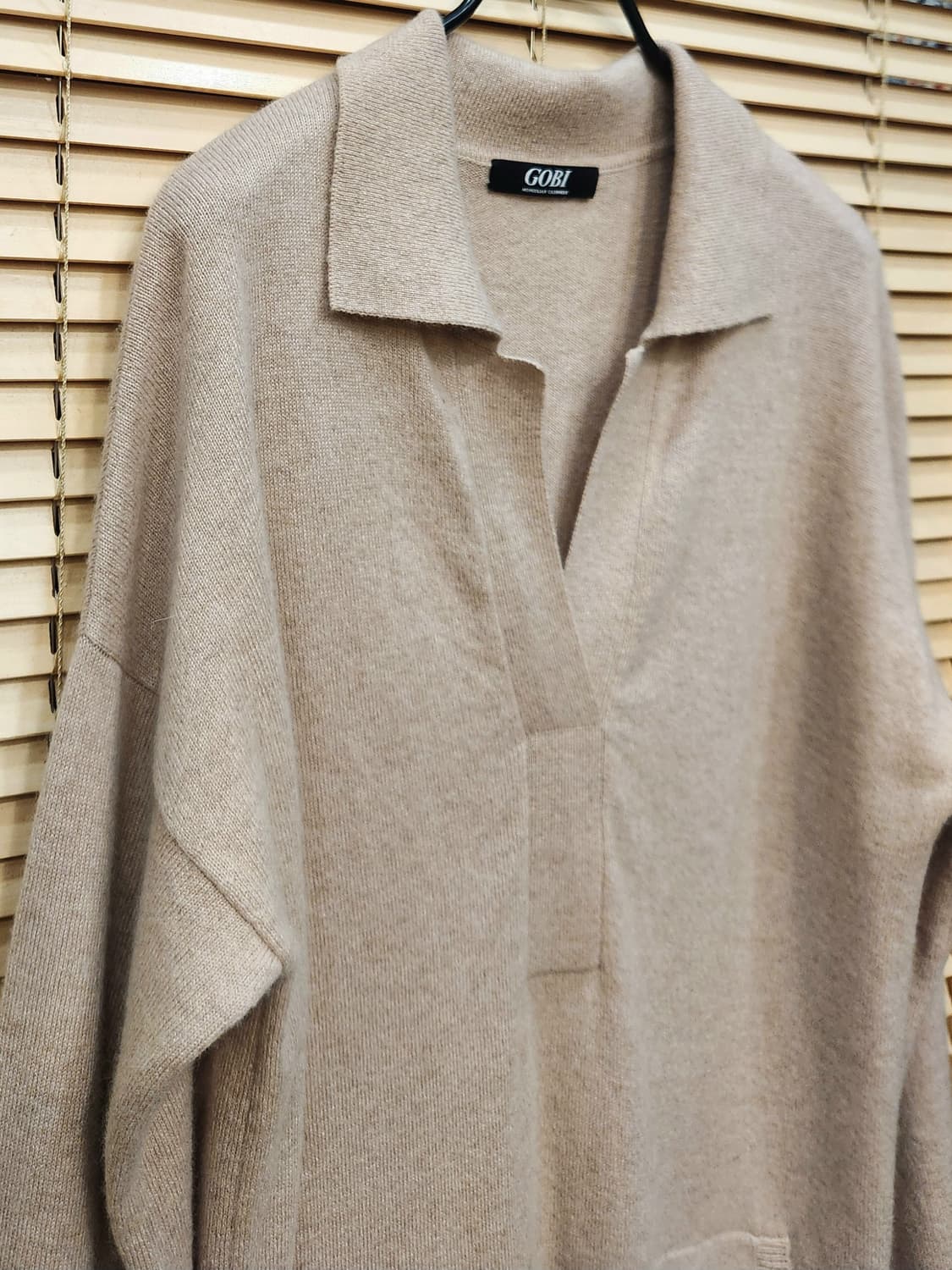 (새상품)GOBI 고비 캐시미어100 카라원피스 상품이미지2