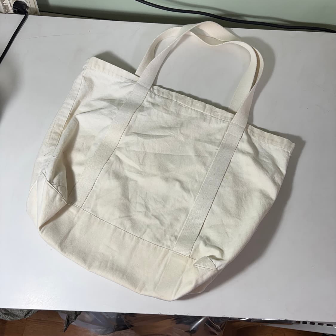OS 메종키츠네 아이보리 에코백 토트백 상품이미지3