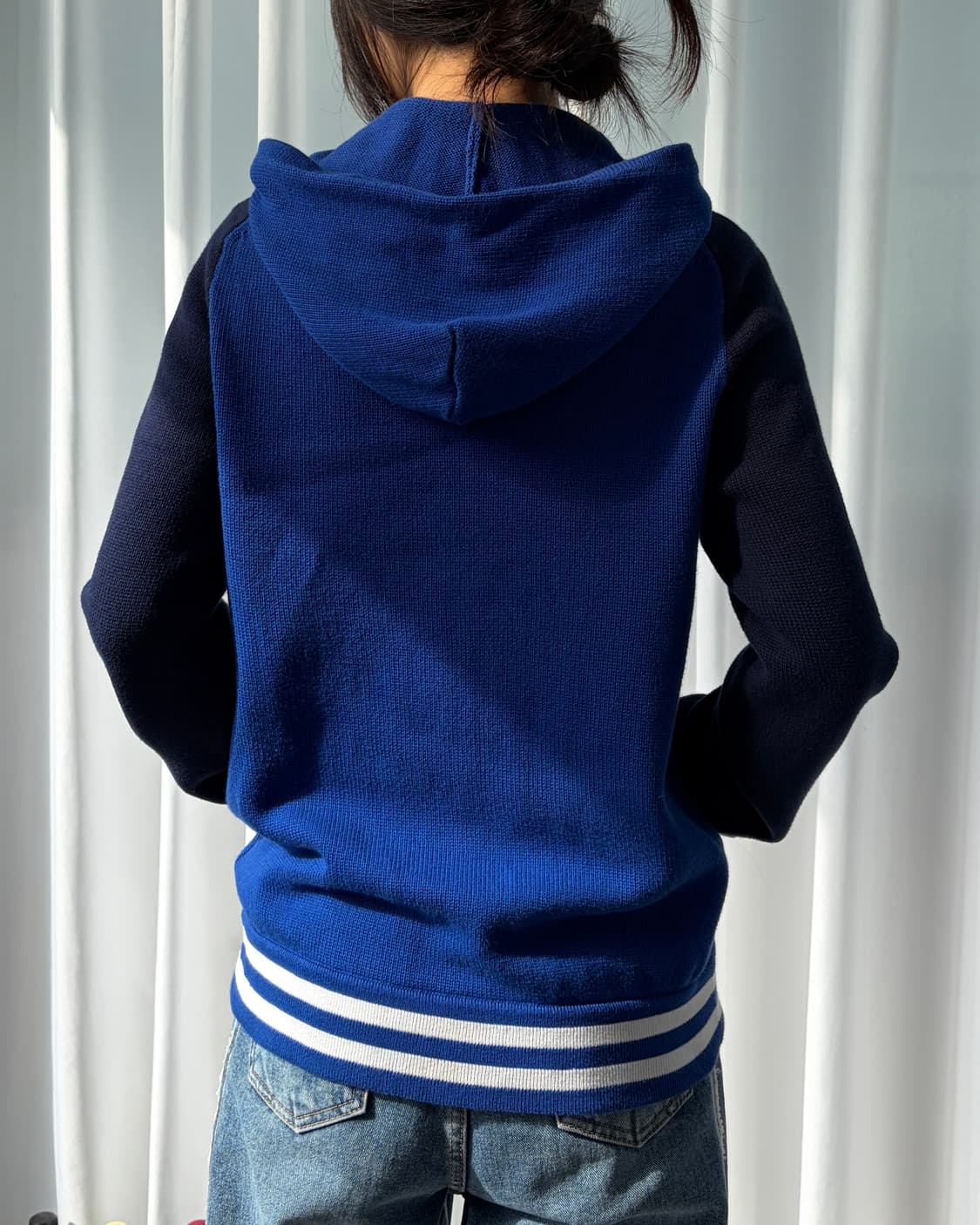 [S-M]폴로 랄프로렌 코튼 후드 니트 집업 상품이미지2