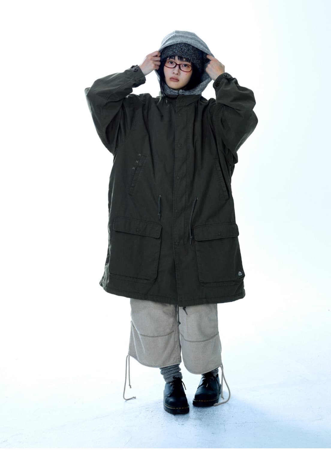 코이세이오 야상 카키색 상품이미지2