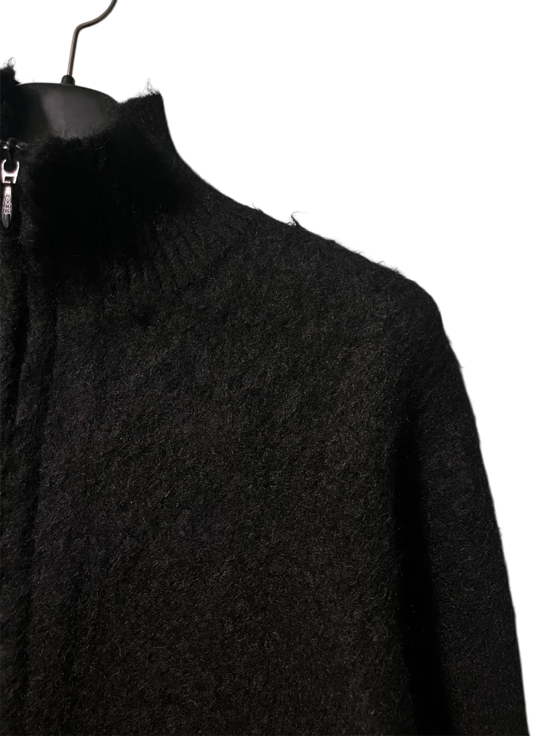 [L] 니들스 모헤어 집업 가디건 블랙 상품이미지2