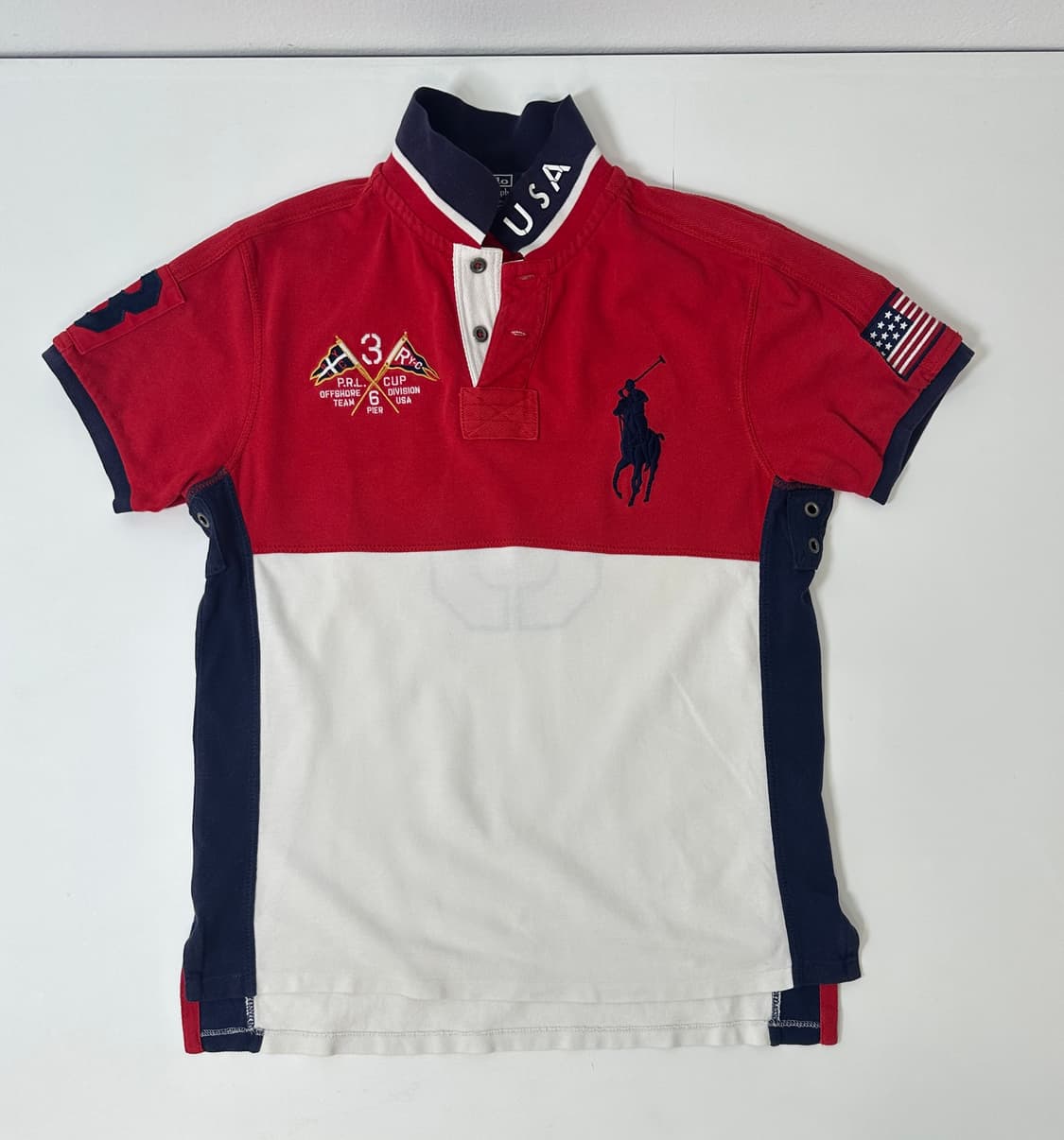 폴로 빅포니 성조기 럭비 셔츠  상품이미지2