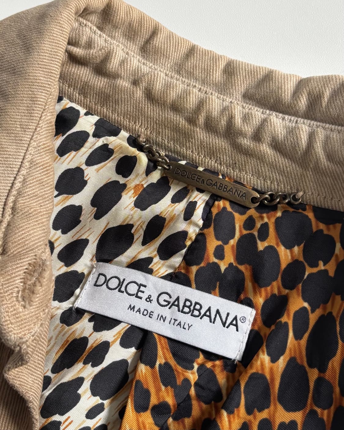 Dolce & Gabbana 돌체앤가바나 베이지 트러커 자켓 상품이미지9