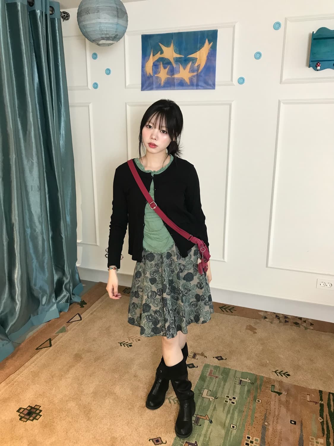 오묘한 민트 그린 컬러에 차분한 블랙🖤 상품이미지2