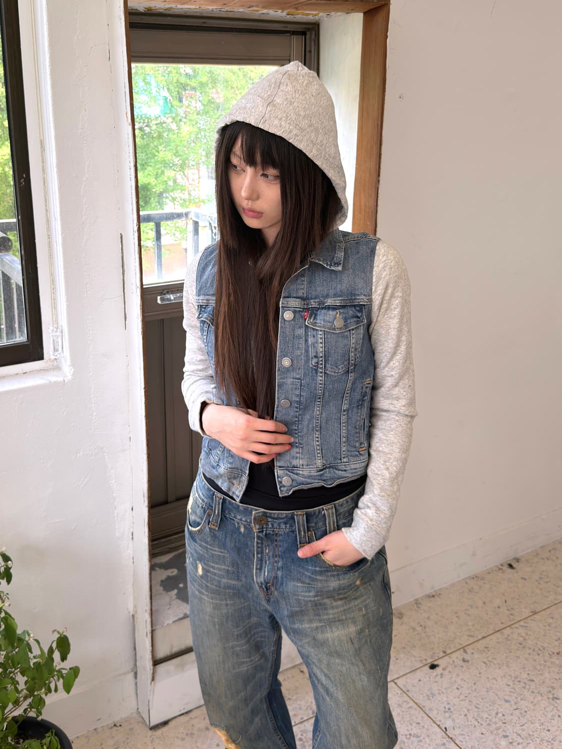 리바이스 후드 데님 자켓 상품이미지1