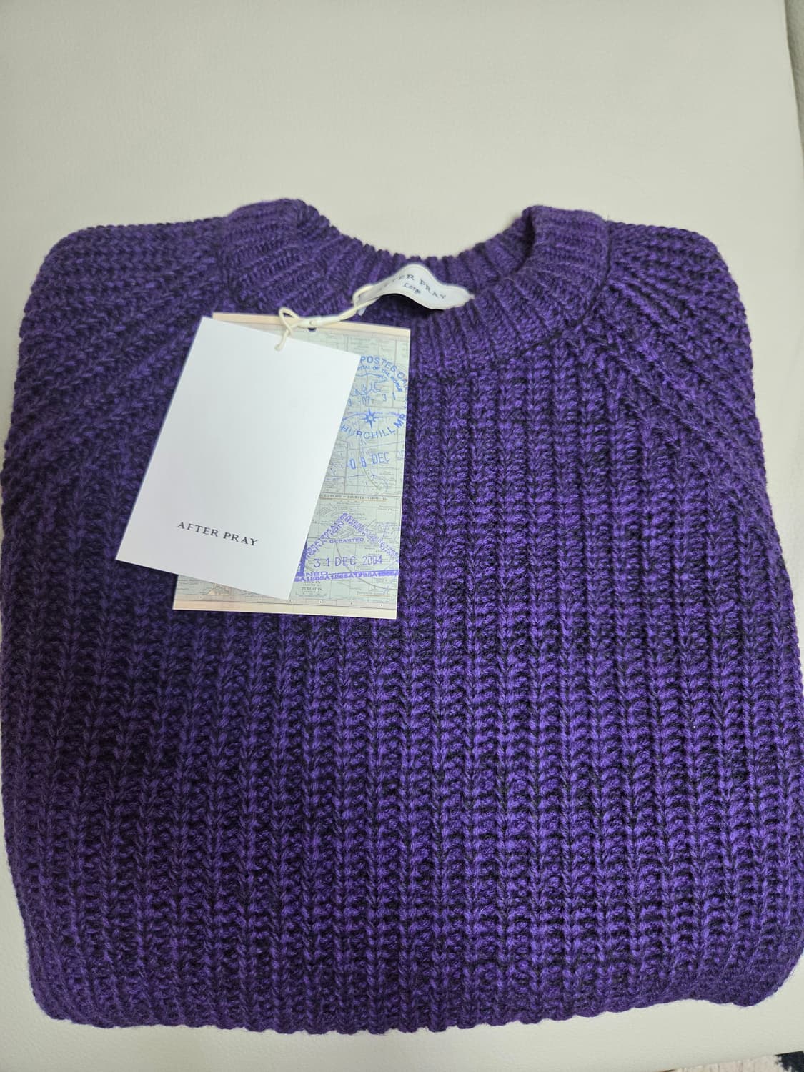 [새상품]애프터프레이 안타르시아 니트 퍼플 상품이미지2