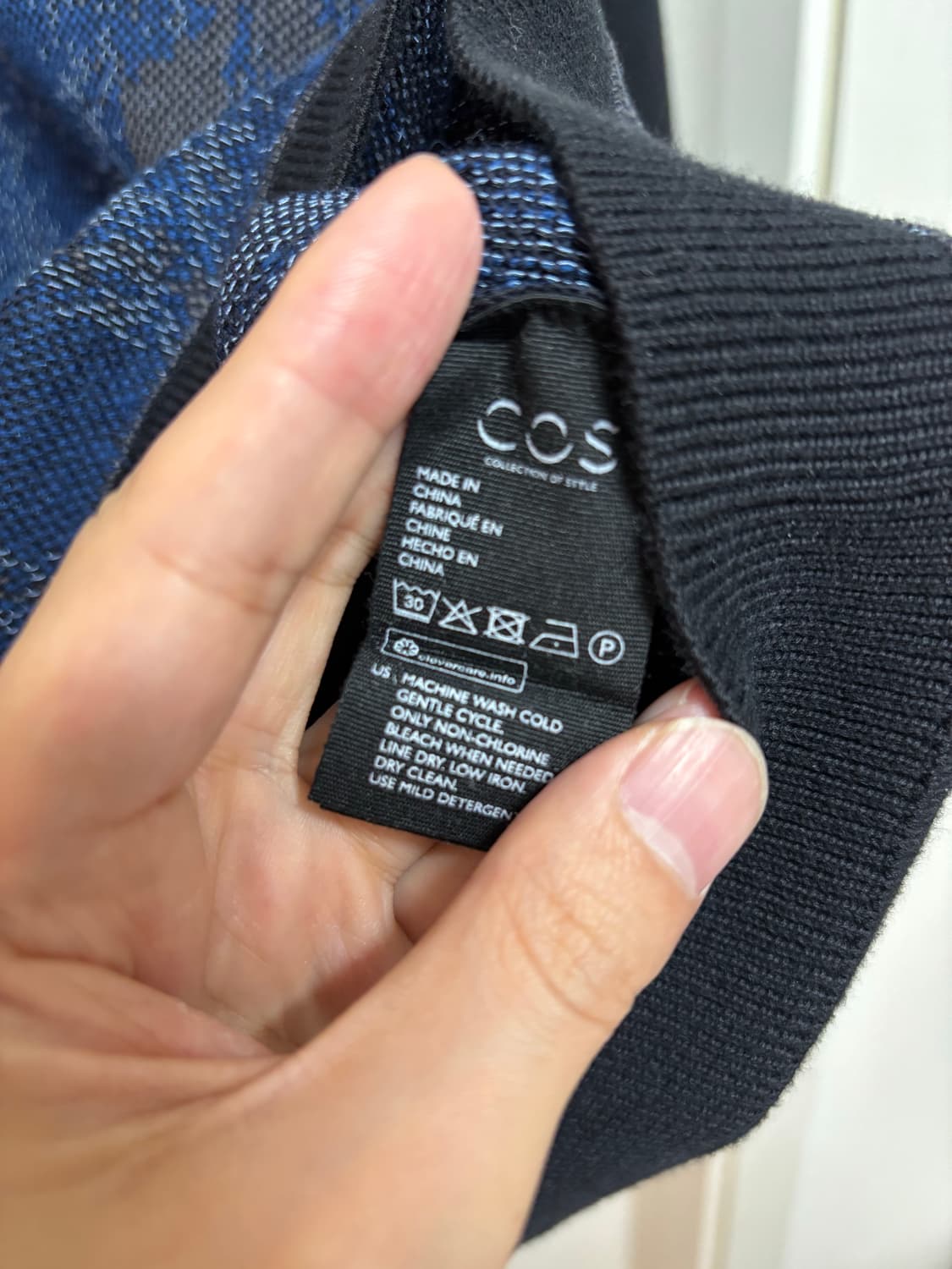 코스 패턴 코튼 니트 xl 상품이미지2