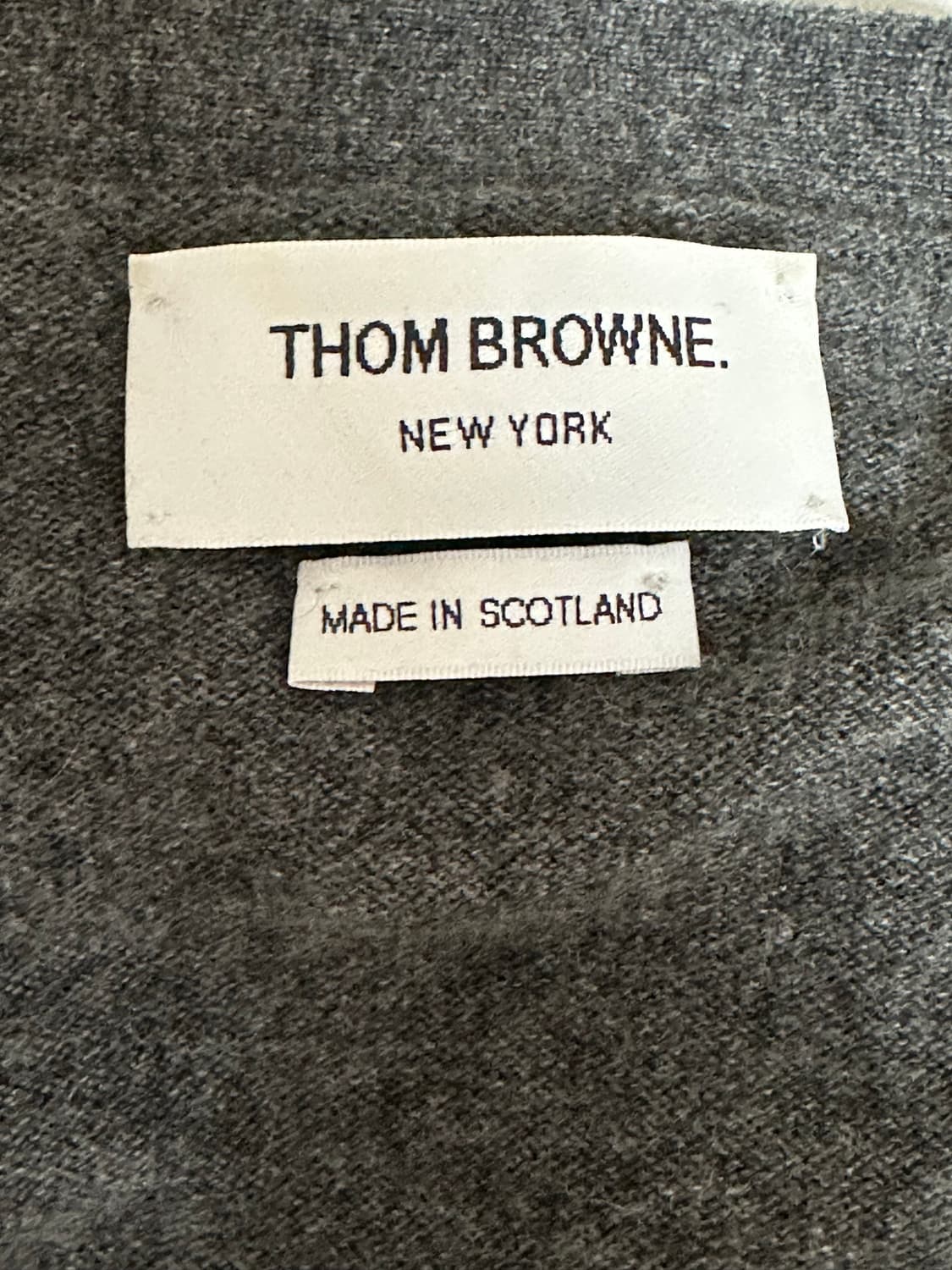 [3size] 톰브라운 캐시미어 가디건 그레이 상품이미지7