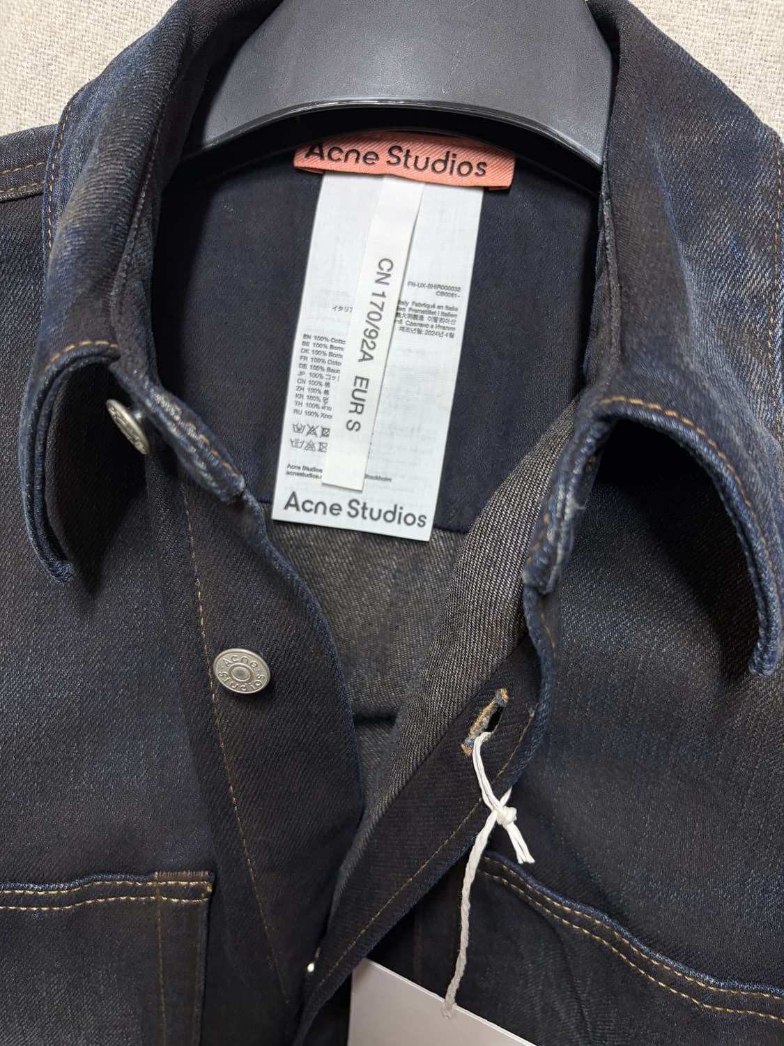 아크네스튜디오 빈티지 워싱 데님셔츠 상품이미지3