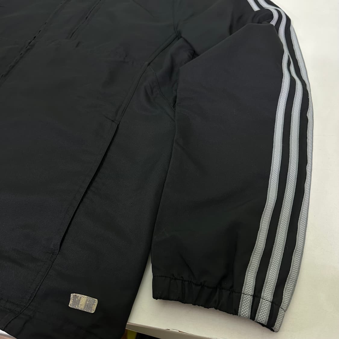 L 100 아디다스런닝 블랙 트레이닝 밑단스트링 WINDBREA 런닝바람 상품이미지3