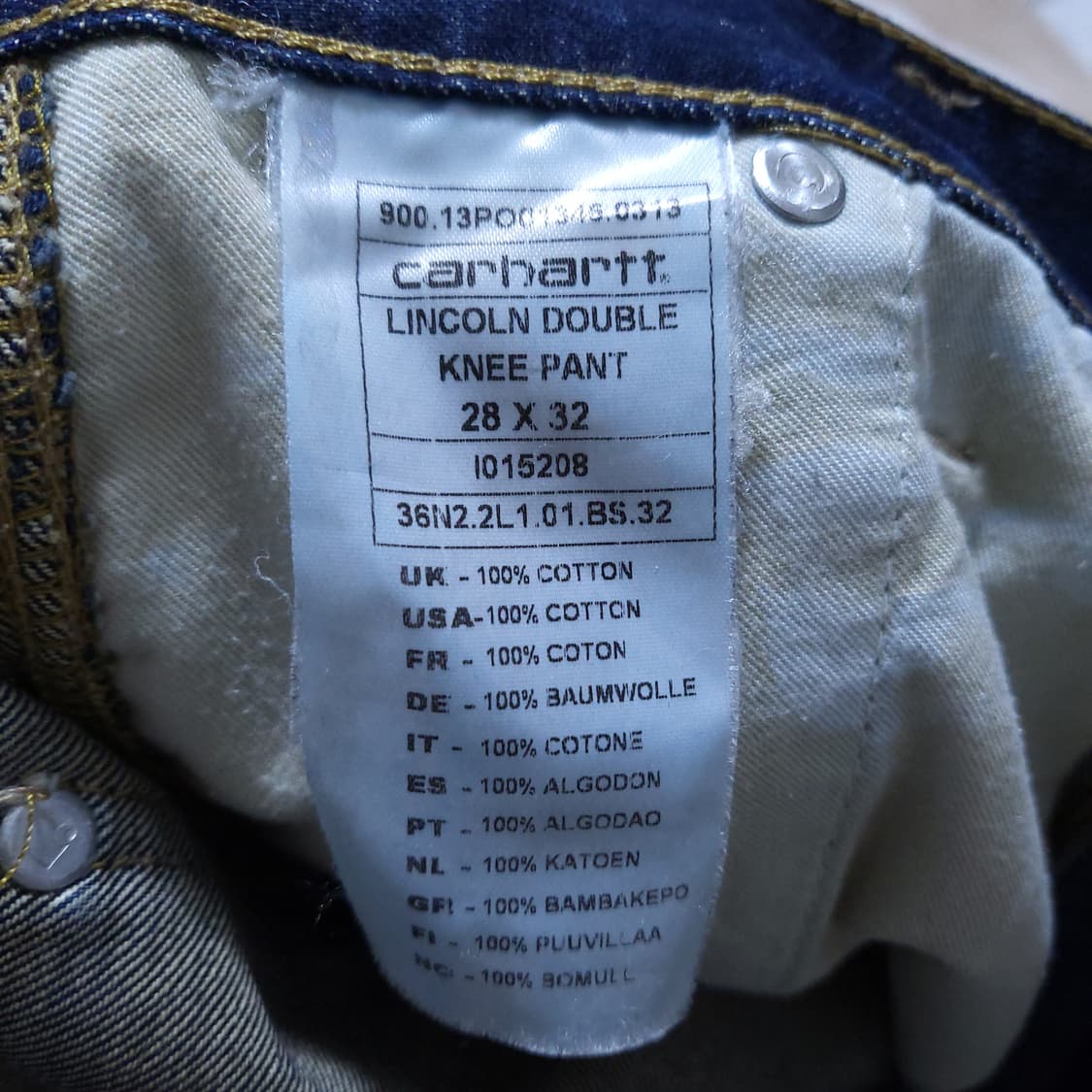 칼하트 청바지 28인치 0312 상품이미지7