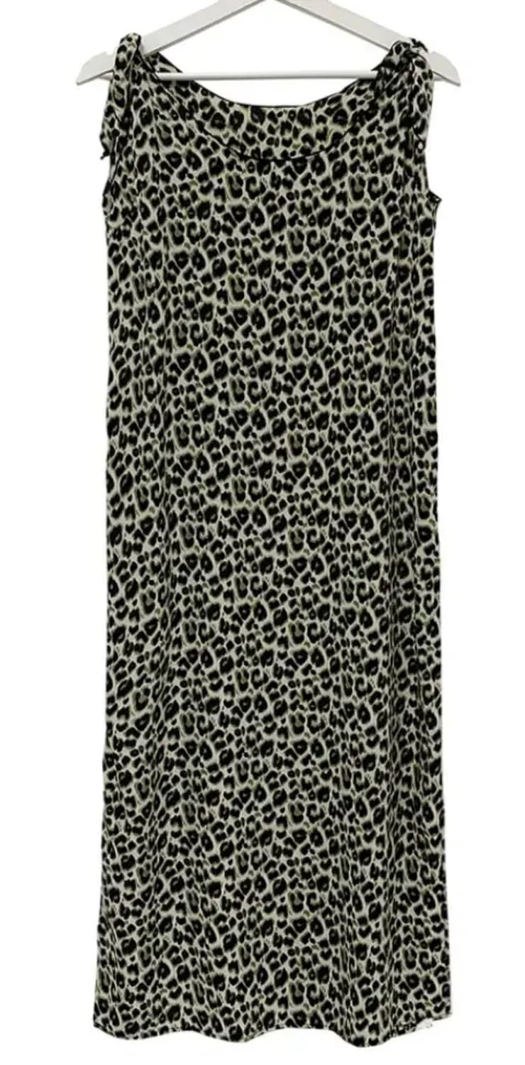 레오파드 레이어드 원피스 상품이미지2