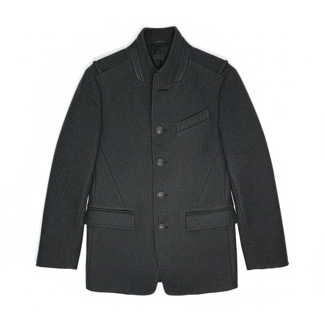 솔리드옴므 다크 그레이 모직 자켓 상품이미지2