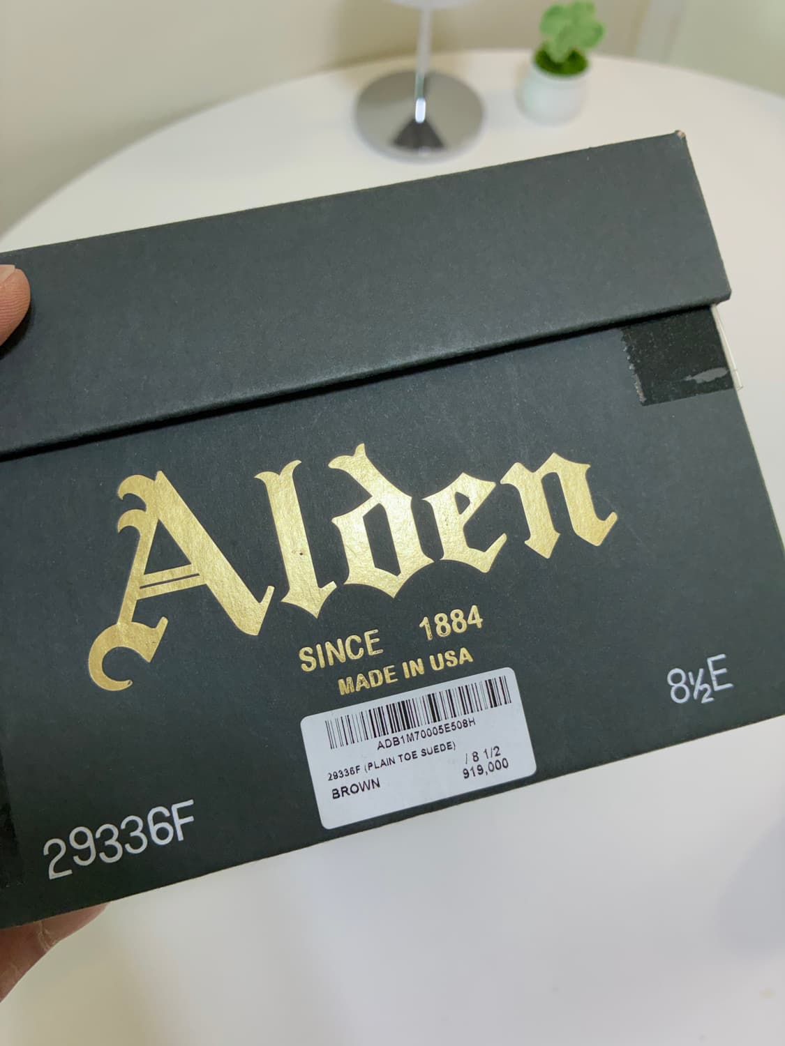 알든 29336f 스너프스웨이드 언라인드 더비 8.5 c/e 상품이미지7