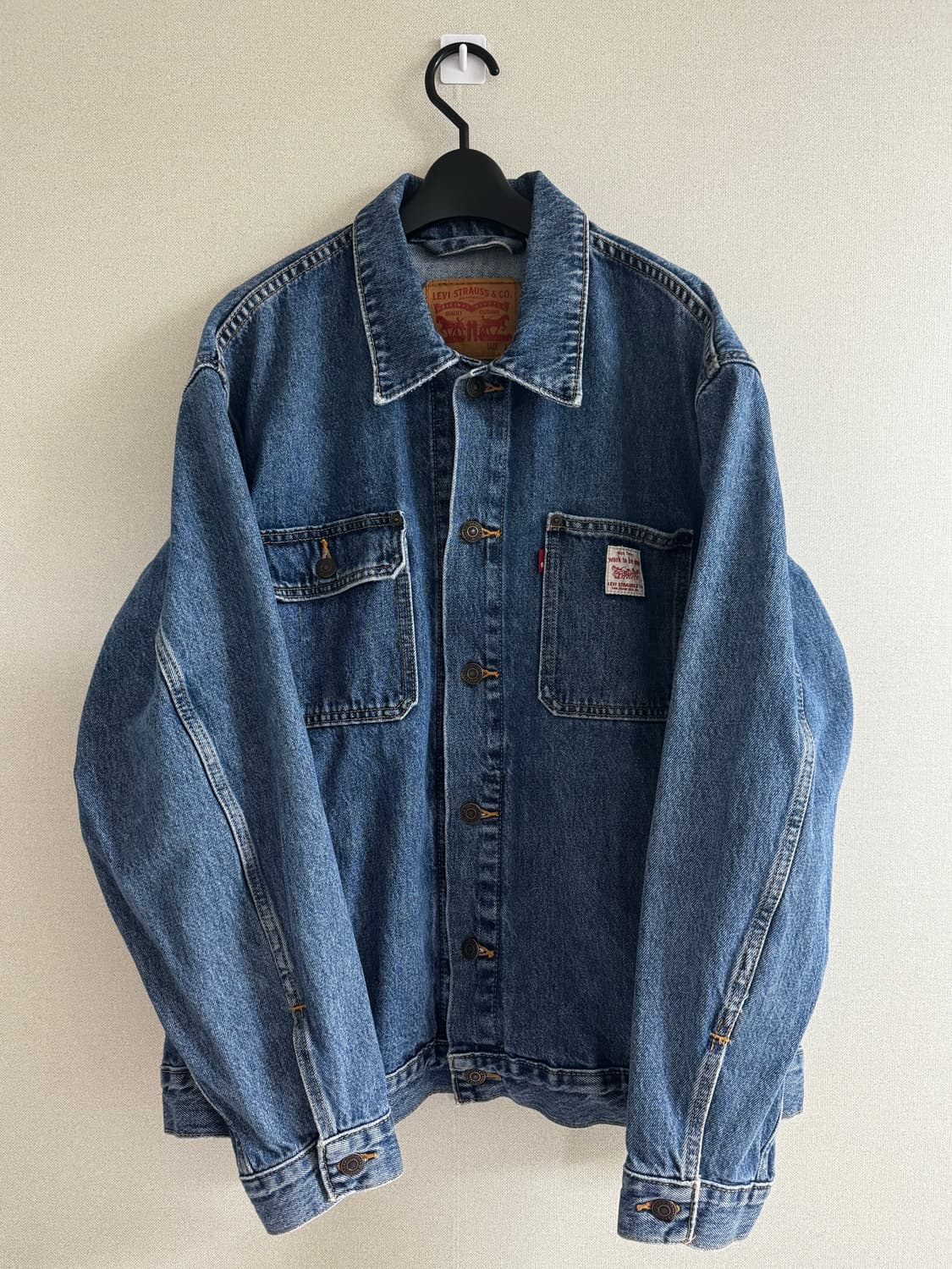 리바이스 LEVIS 워크 자켓 L Xl 빈티지 청자켓 상품이미지1