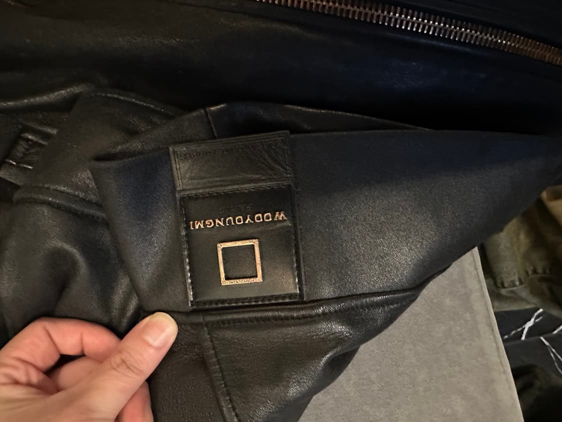 우영미 명작 21fw 오버핏 양가죽 자켓 46사이즈 상품이미지6