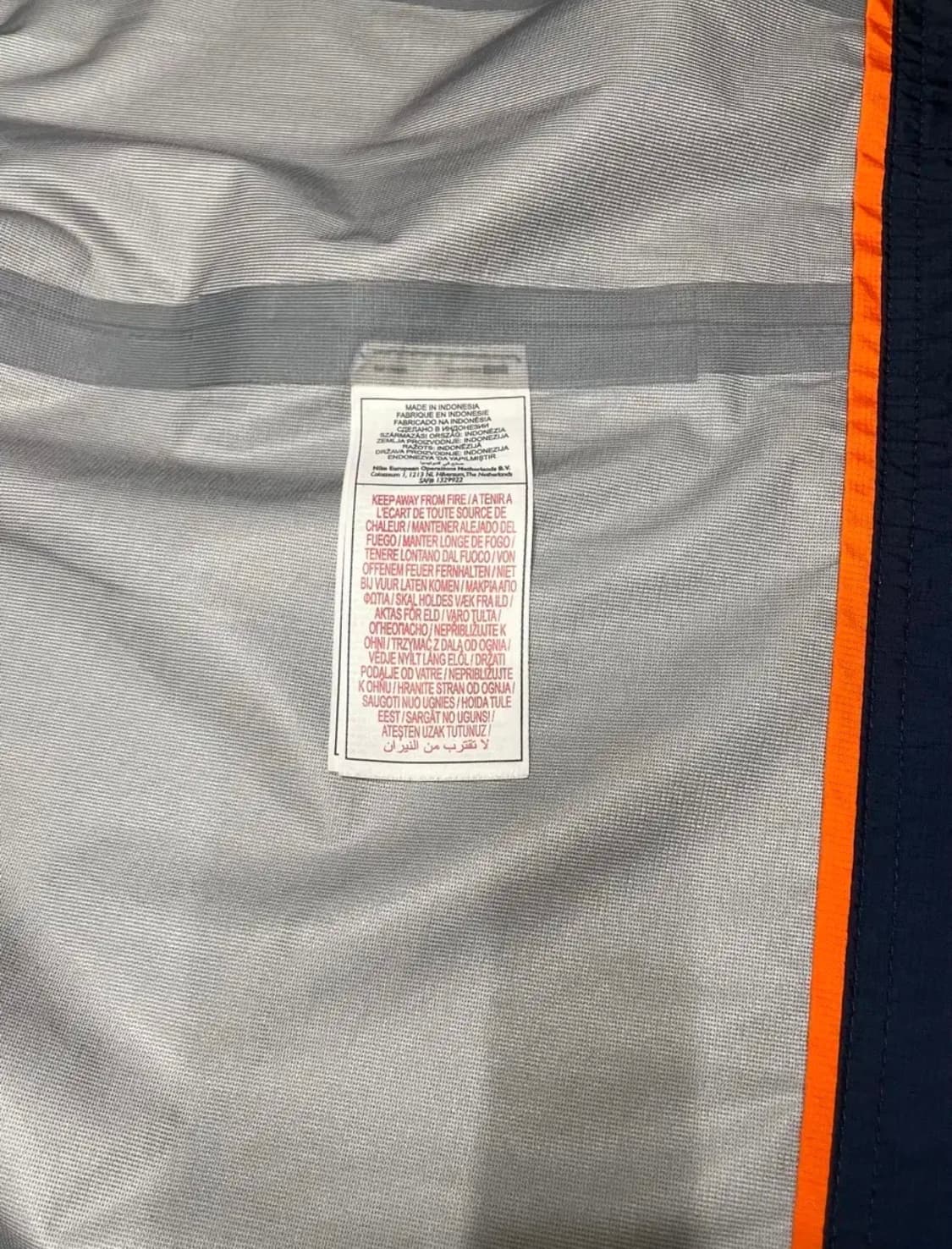 나이키 05 네덜란드 레인자켓 네이비 컬러 사이즈 XXL 상품이미지7