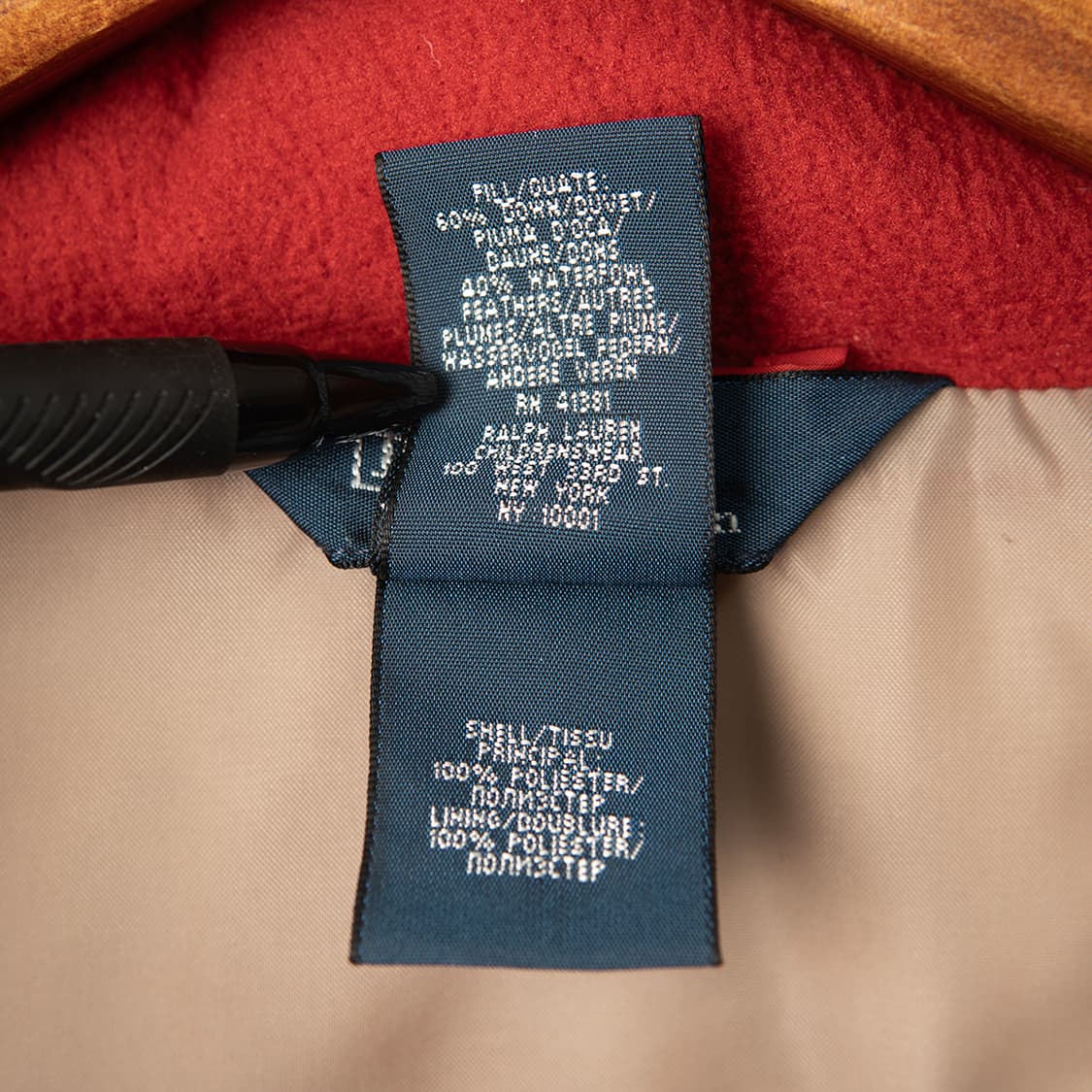 [95] 폴로 랄프로렌 덕다운 자켓 레드 MO-2437  상품이미지8