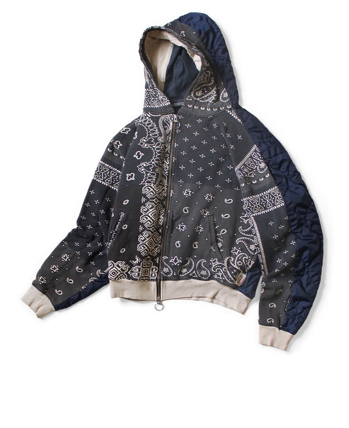 캐피탈 플리스 반다나 블루종 아이보리 [5] 상품이미지3