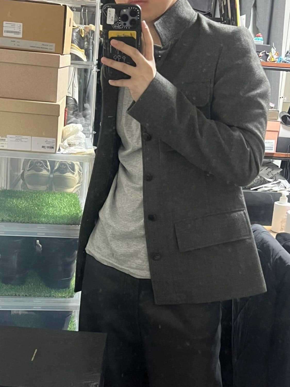 발렌시아가 울 밀리터리 자켓 상품이미지10