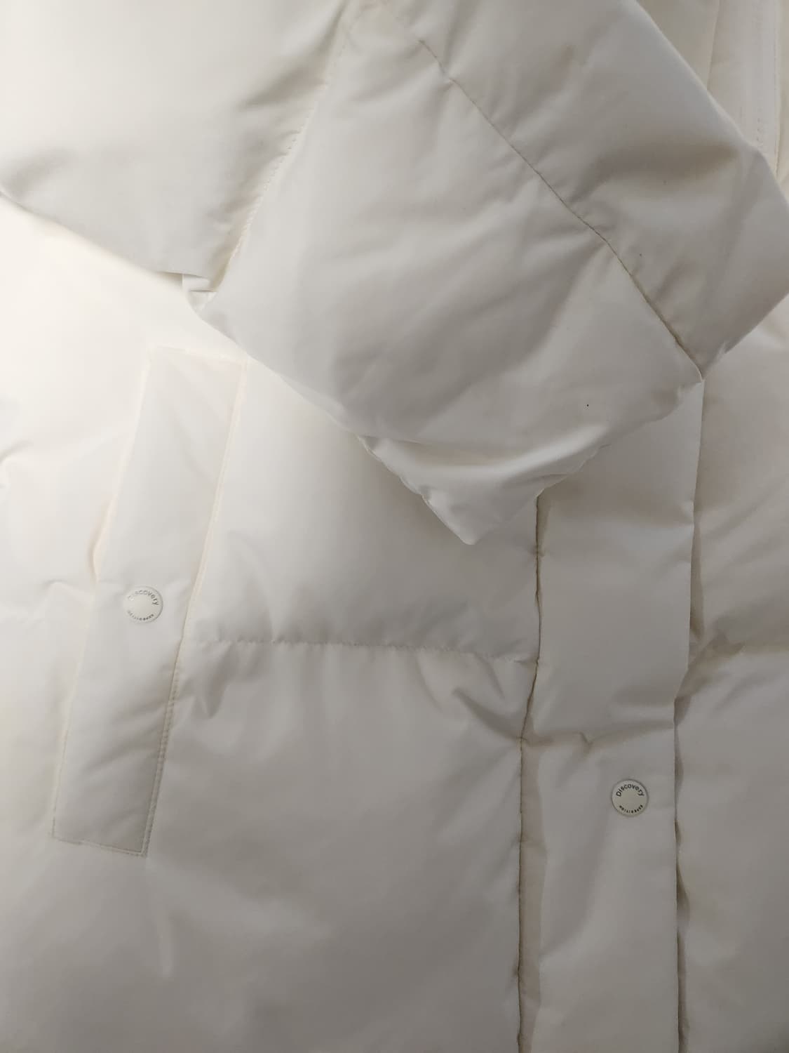 새상품급)디스커버리 반슬리 다운 롱패딩 DWDJ8F026  사이즈90 상품이미지7