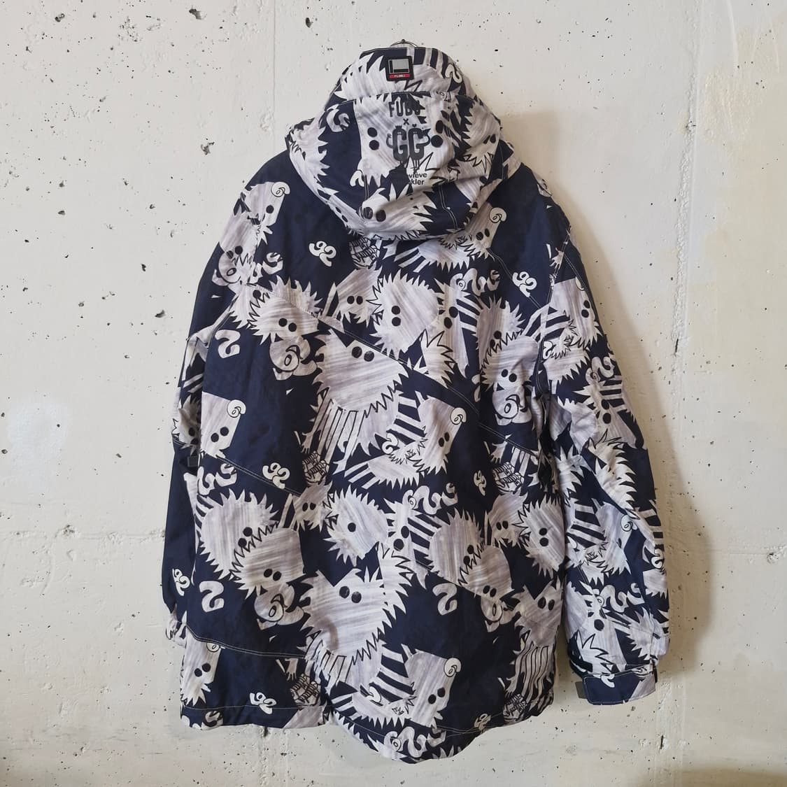 푸부 FUBU 패턴 후드 바람막이 자켓 M~ 상품이미지5