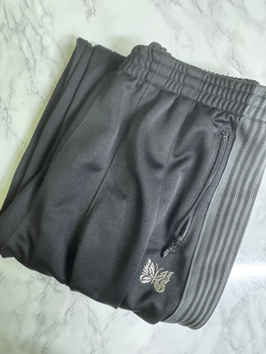 니들스 x LHP H.D. 트랙 팬츠 폴리 스무스 블랙 S 상품이미지3
