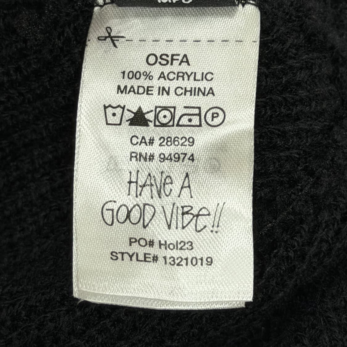 스투시 베이직 커프 비니 모자 블랙 상품이미지6