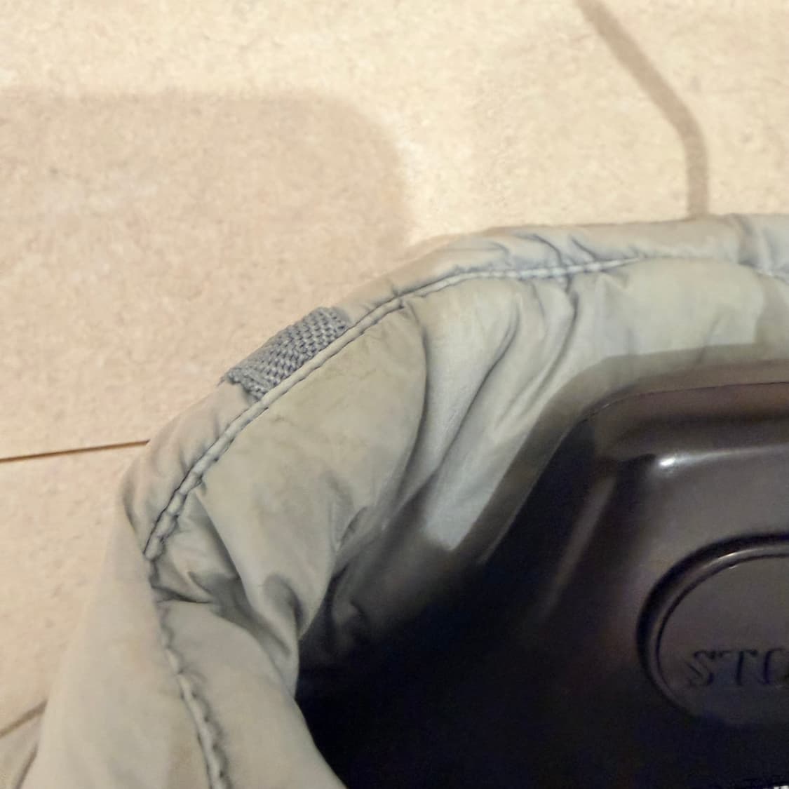 [XXL] 스톤아일랜드 가먼트다이드 크링클랩스 패딩 아이스 상품이미지3