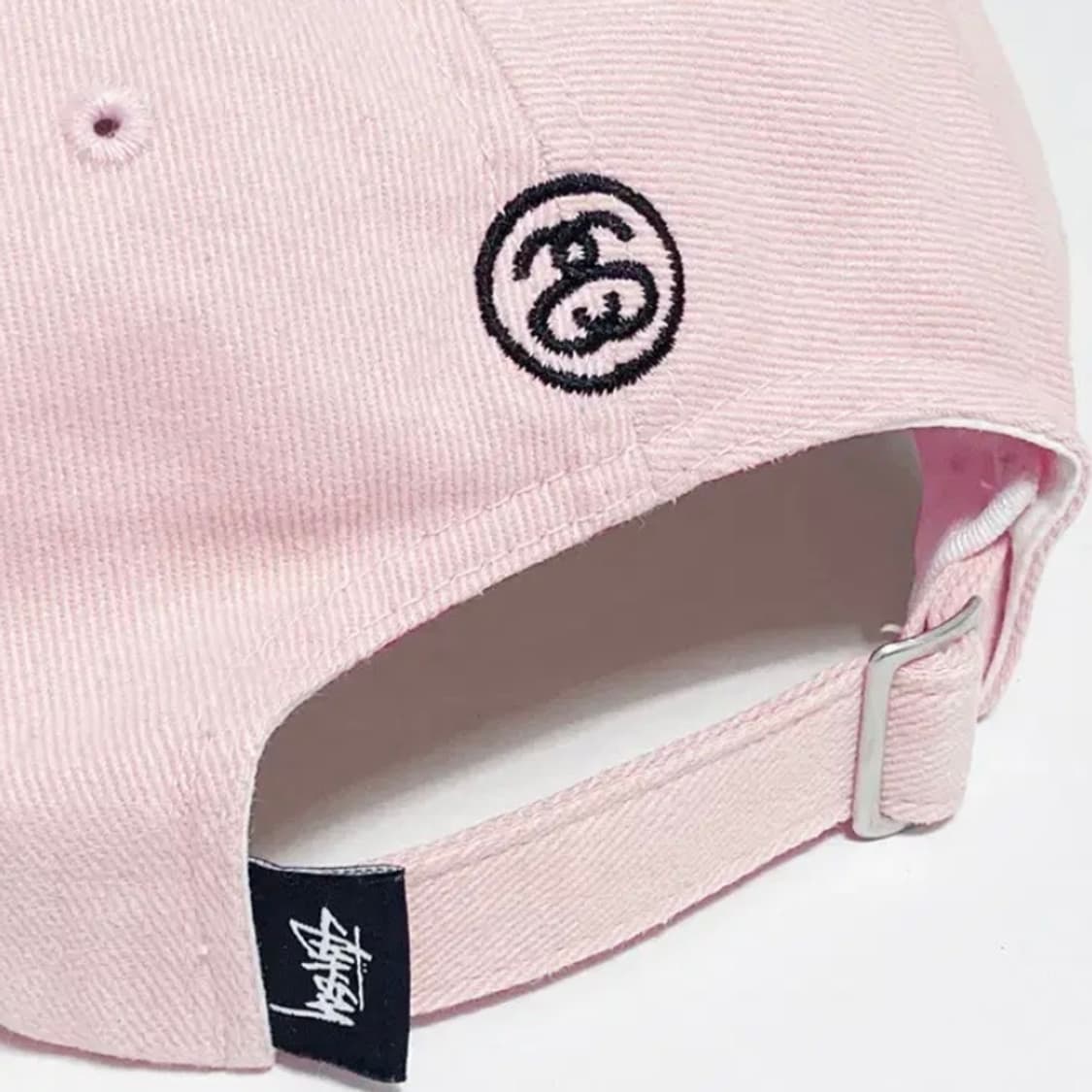 [정품] STUSSY 스투시 텍스트 로고자수 비비드핑크컬러 빈티지 볼캡 상품이미지8