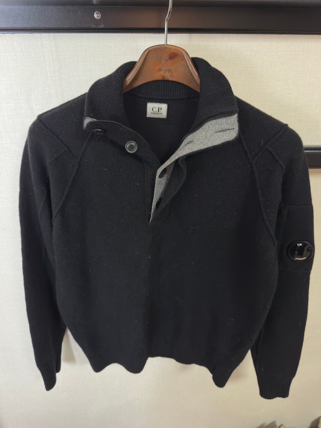 씨피컴퍼니 니트 반집업 M(48) 상품이미지3