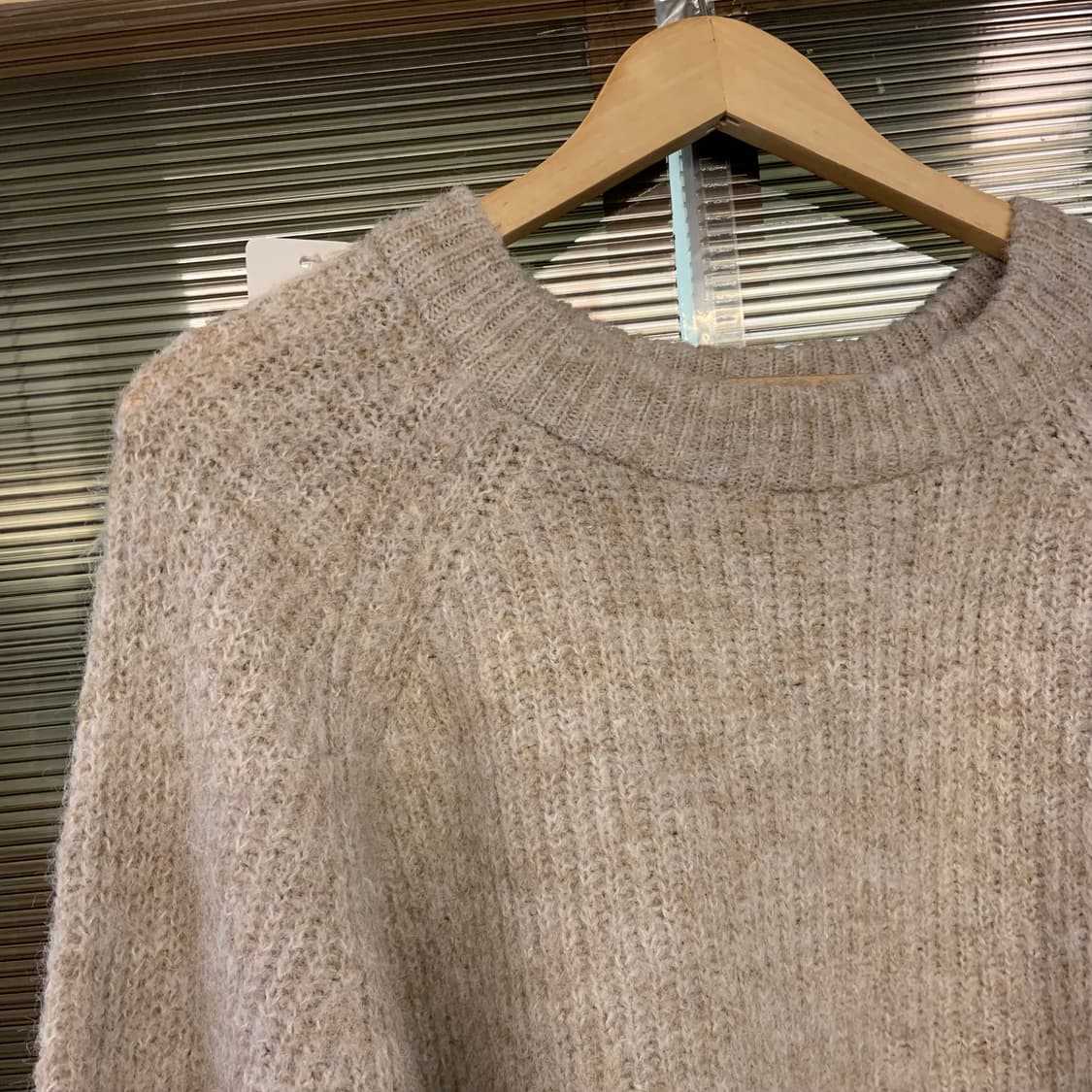 일본 빈티지 베이지 니트 상품이미지2