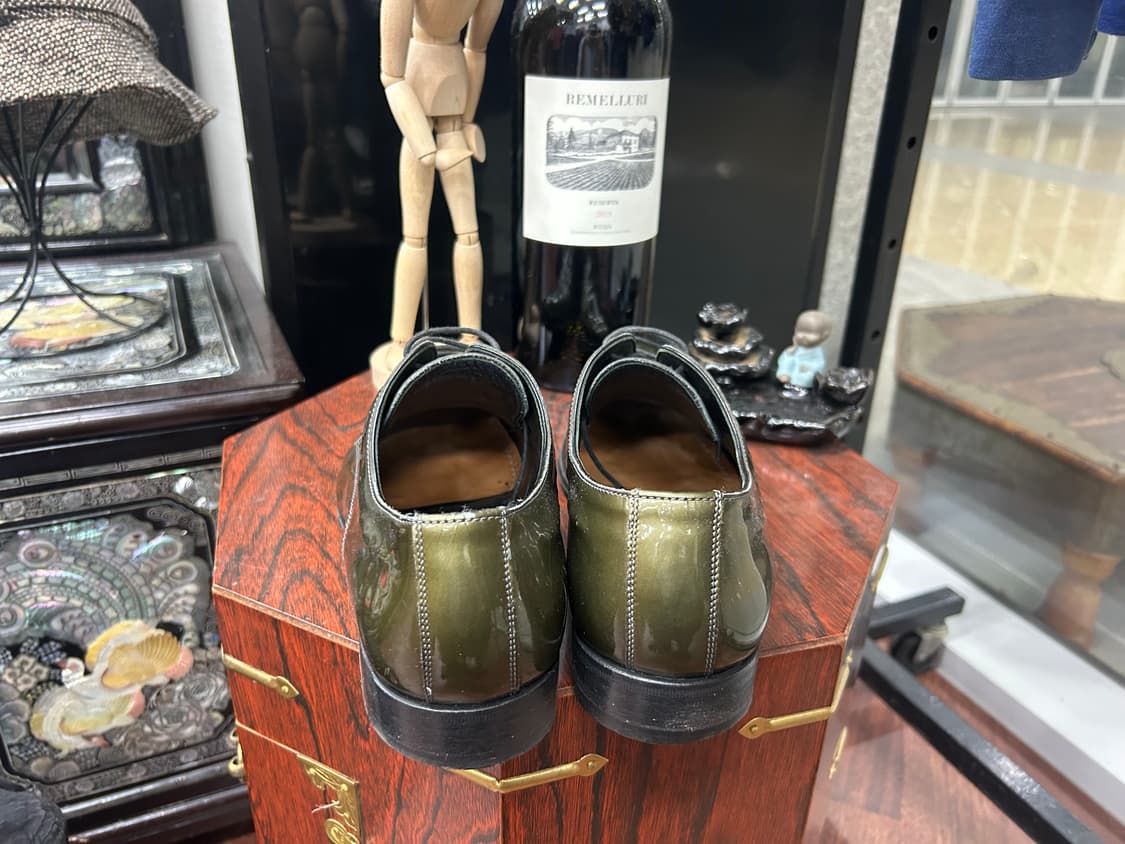 돌체앤가바나 이탈리안 올리브 페이턴트 더비슈즈 size260-265 상품이미지4
