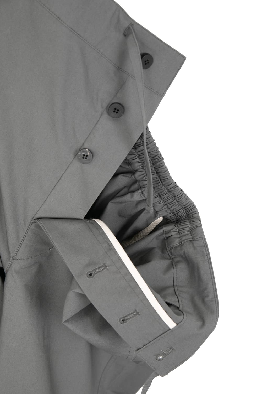 [L] 도큐먼트 오가닉 코튼 페인터 팬츠 그레이 document 상품이미지3