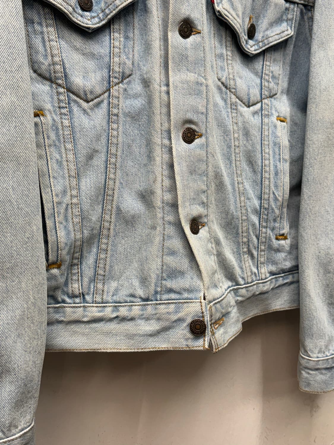 80s USA Levi's Denim Trucker Jacket 상품이미지4