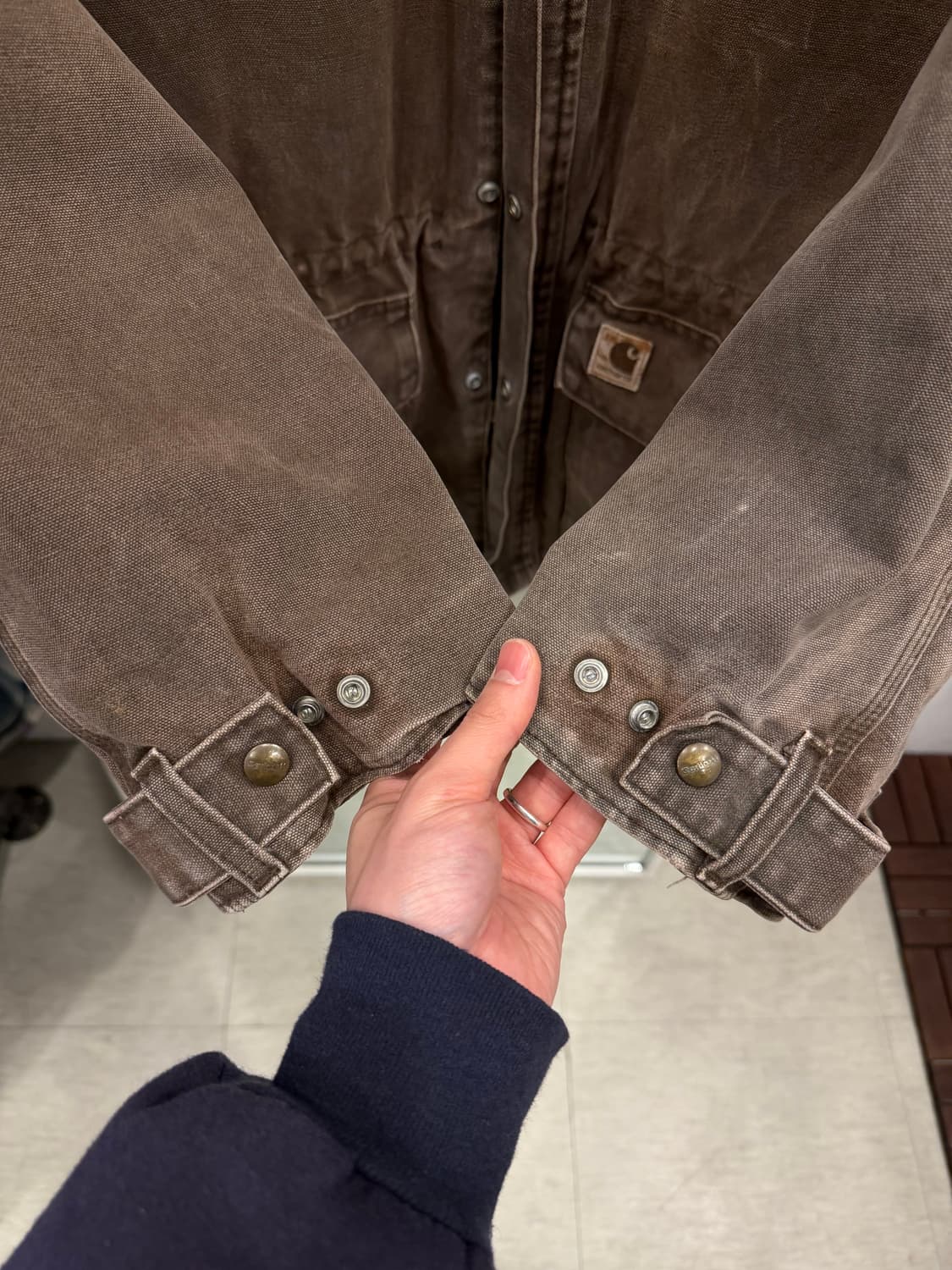 00s Carhartt 칼하트 덕 캔버스 랜치 코트 워크 자켓 상품이미지4