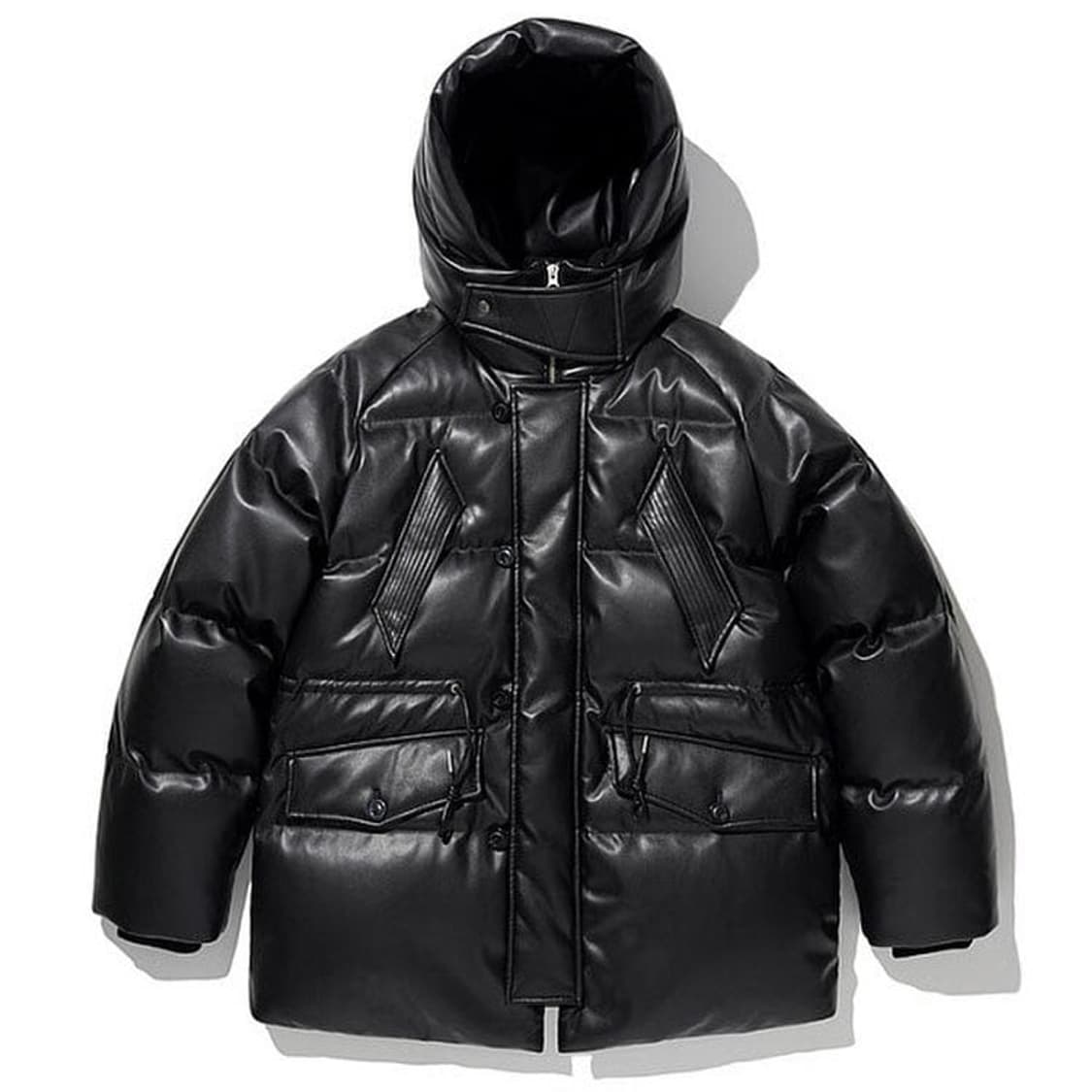 유니폼브릿지 / 카라코람 비건 레더 쉘터 다운 파카 / XL 상품이미지2