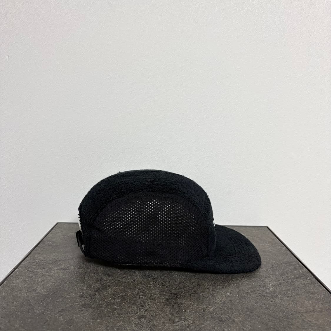 (OS) 슈프림 박스로고 캠프캡 모자 테리 메쉬 블랙 상품이미지3