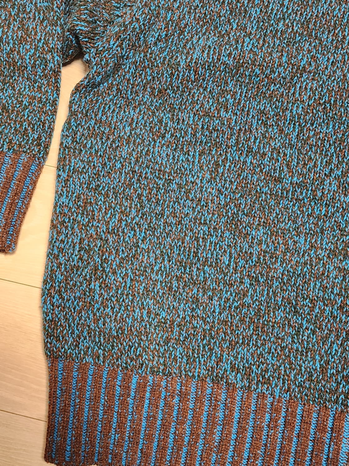 유니클로 마르니 믹스 컬러얀 오버사이즈 풀집파카XXL 상품이미지6