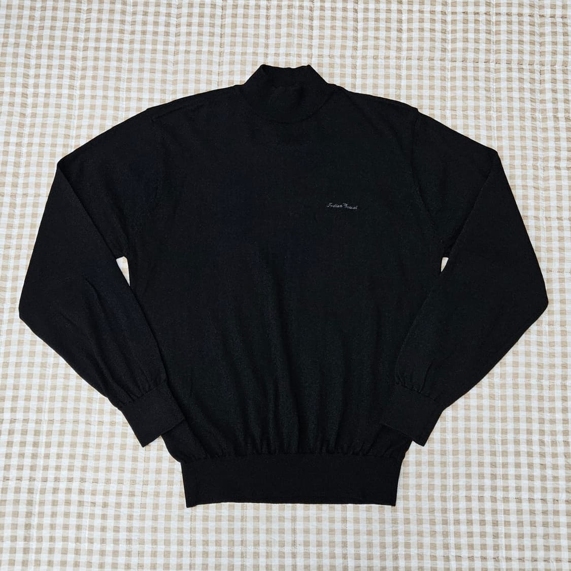 인디안 울100 하이넥 니트 남자100 상품이미지1