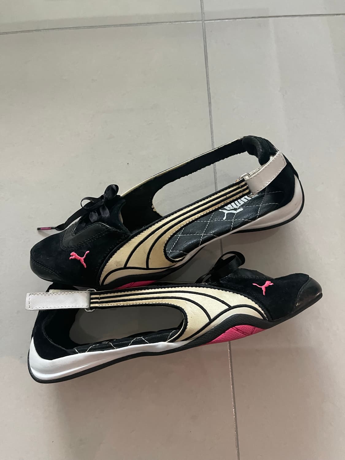 퓨마 플랫 블랙핑크 컬러 상품이미지1