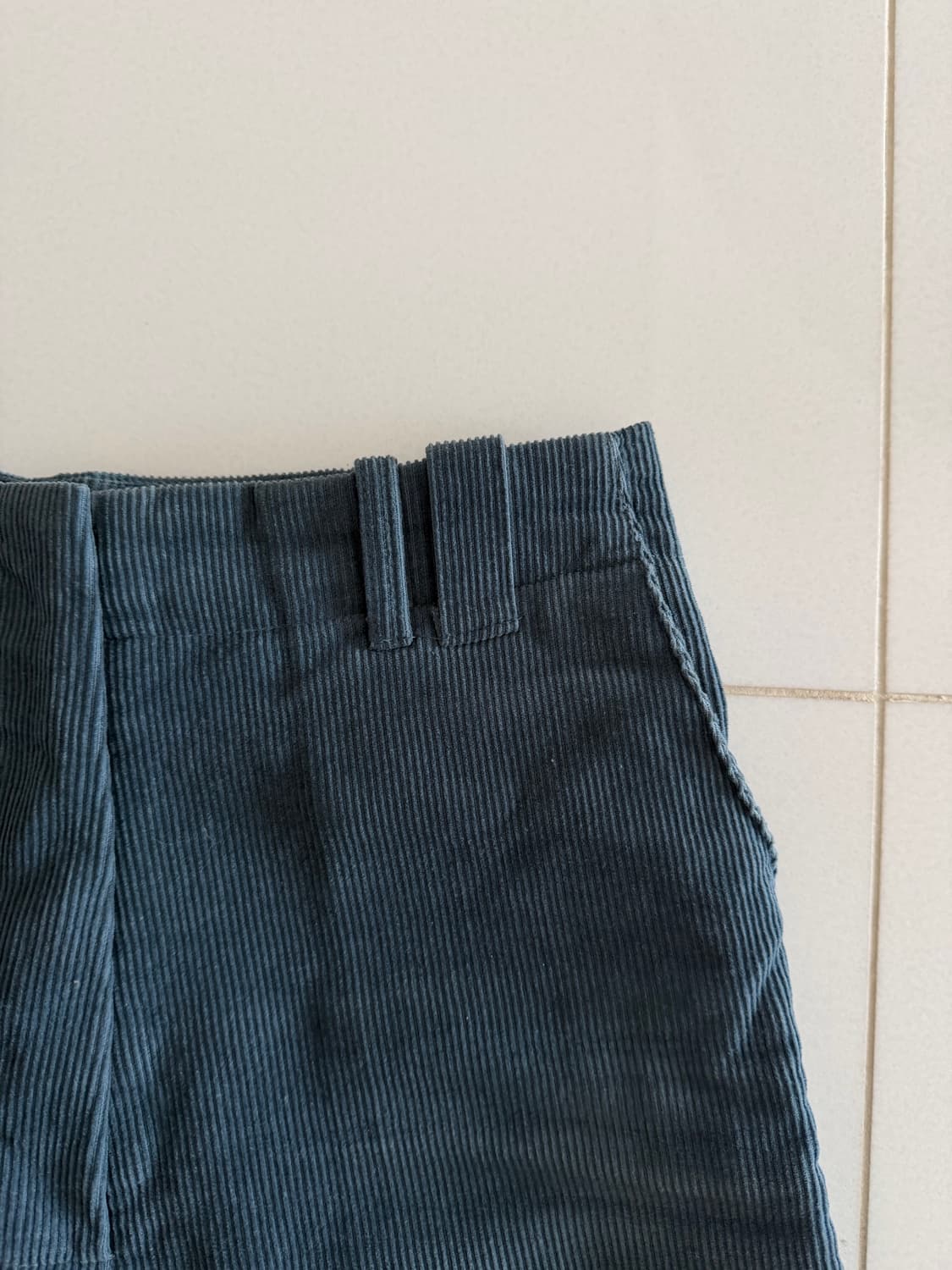 블루 코듀로이 팬츠 상품이미지2