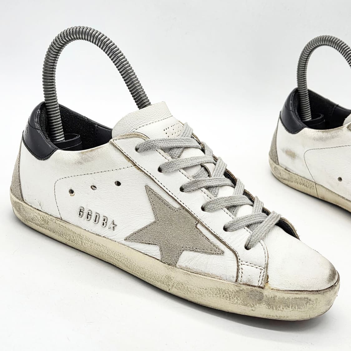  골든구스 우먼스 슈퍼스타 흰/검 (35)   상품이미지5