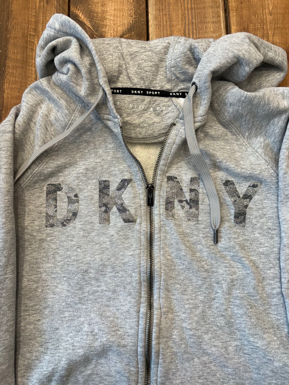 DKNY 글리터 후드집업 상품이미지5