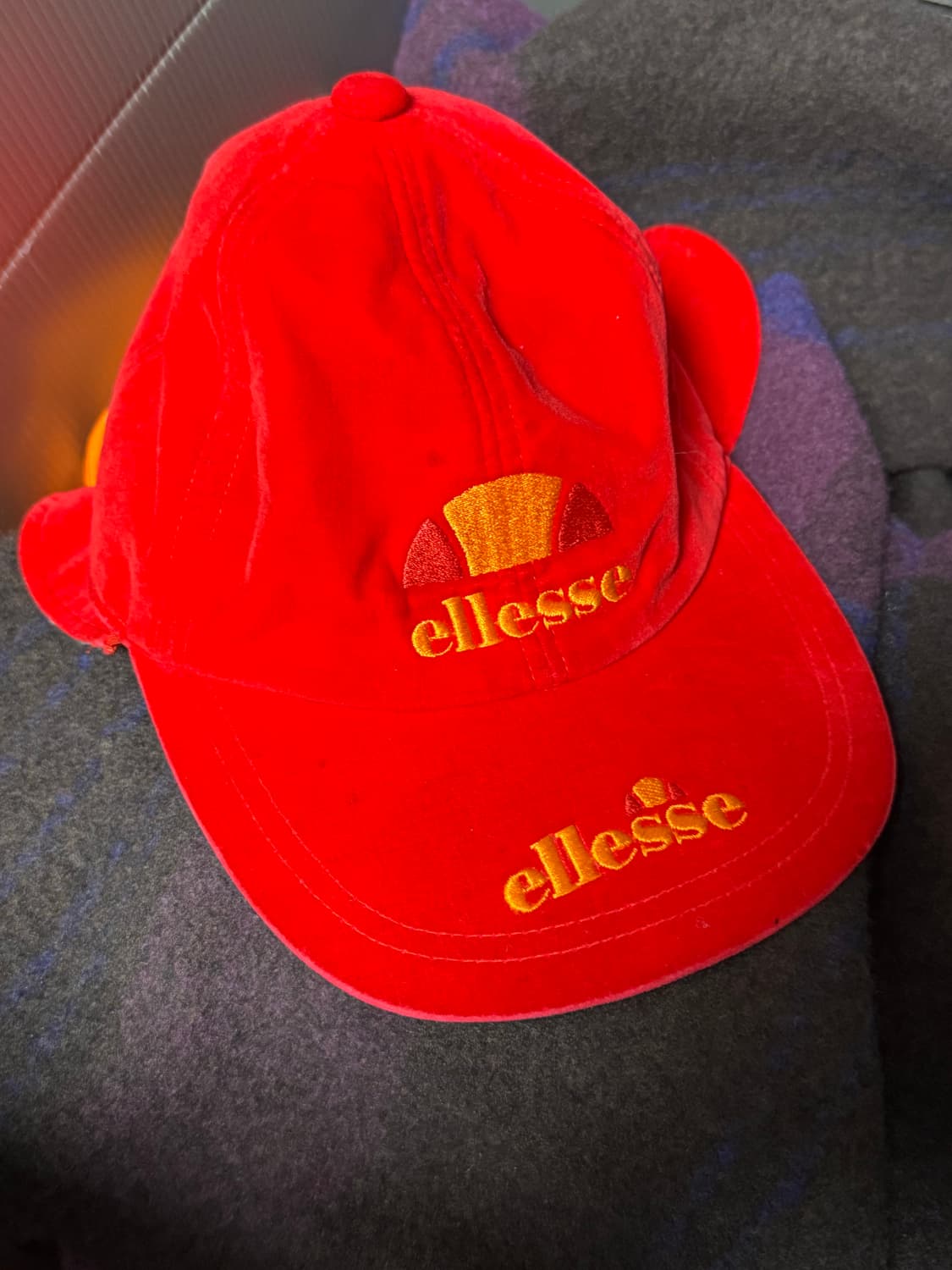 엘레쎄 빈티지 스웨이드 모자 상품이미지1