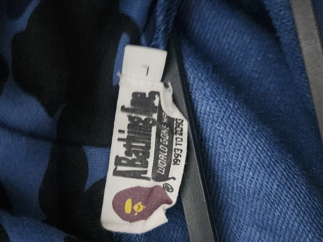 베이프 블루샤크후드집업 상품이미지4