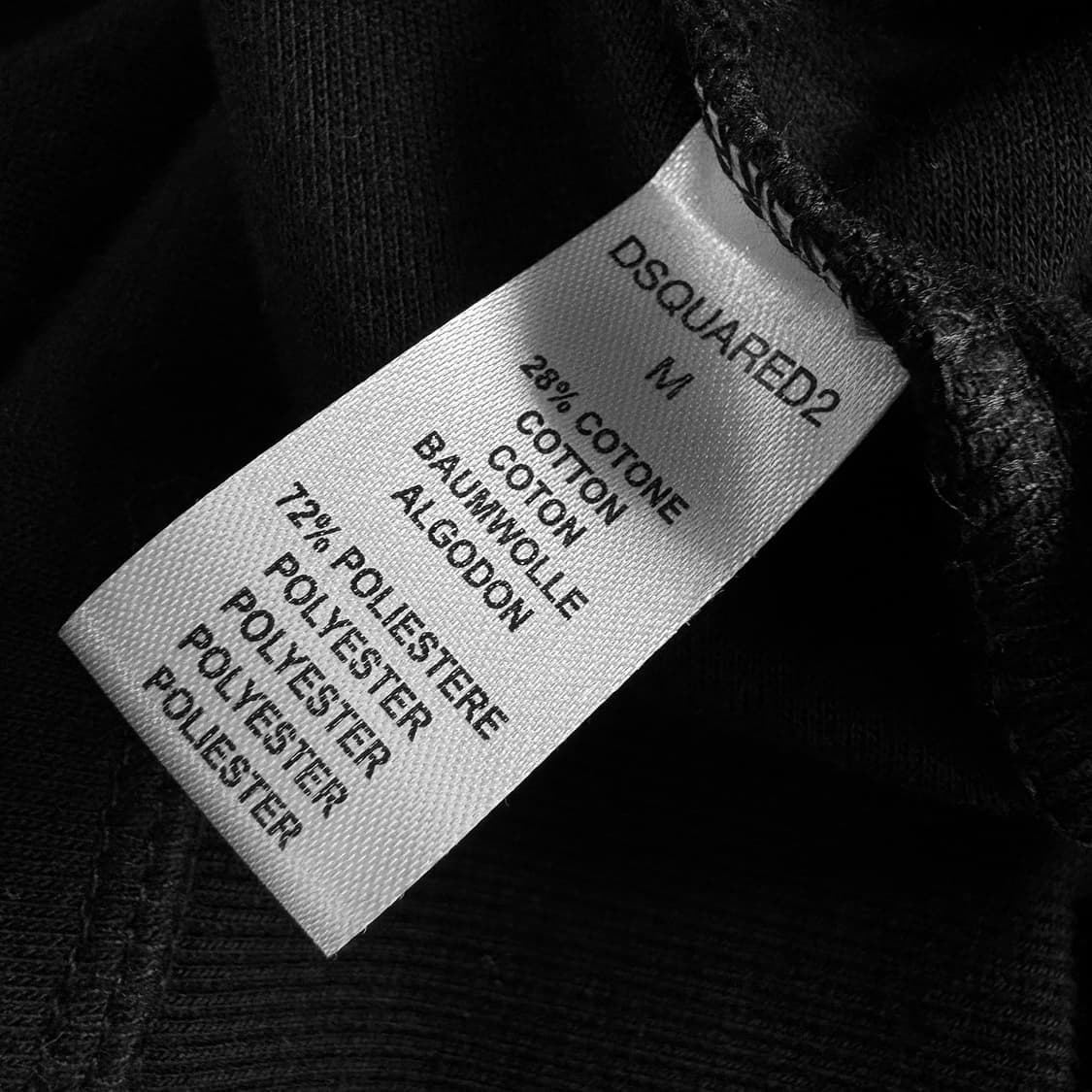 디스퀘어드2 블랙 로고 맨투맨 상품이미지3