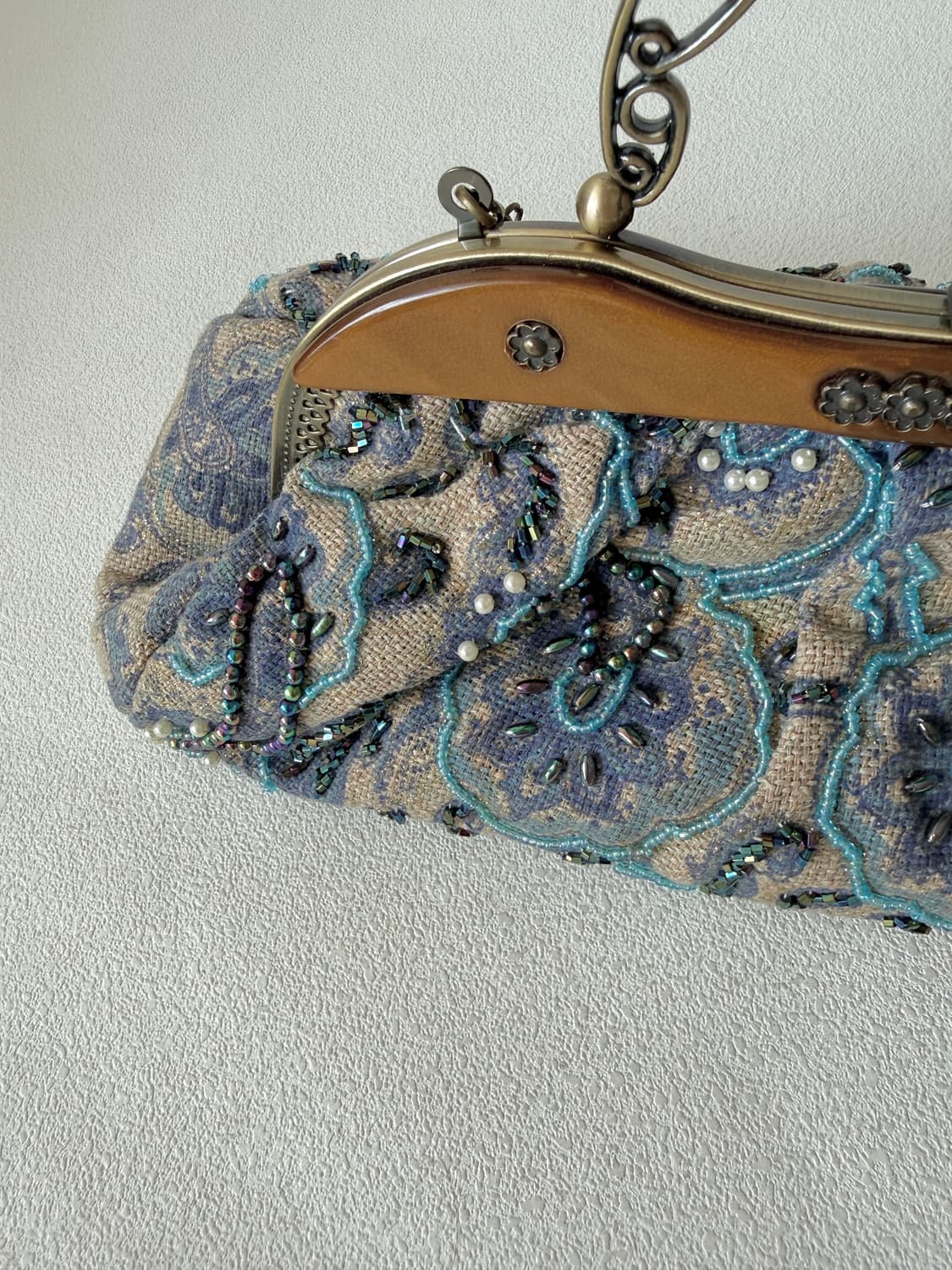 Pre owned 비즈 프레임백 상품이미지6