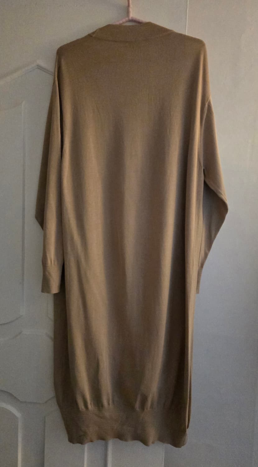 HYKE 하이크 코튼 롱 가디건 베이지 2 상품이미지2